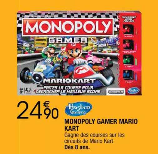 monopoly gamer mario kart