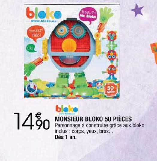 monsieur bloko 50 pièces