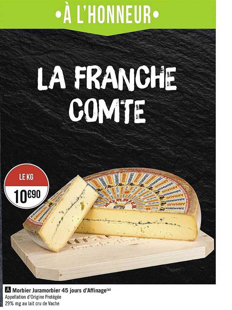 morbier juramorbier 45 jours d'affinage