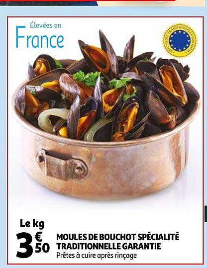 moules de bouchot spécialité traditionnelle garantie
