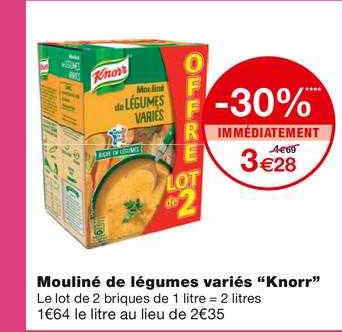 mouliné de légumes variés "knorr"