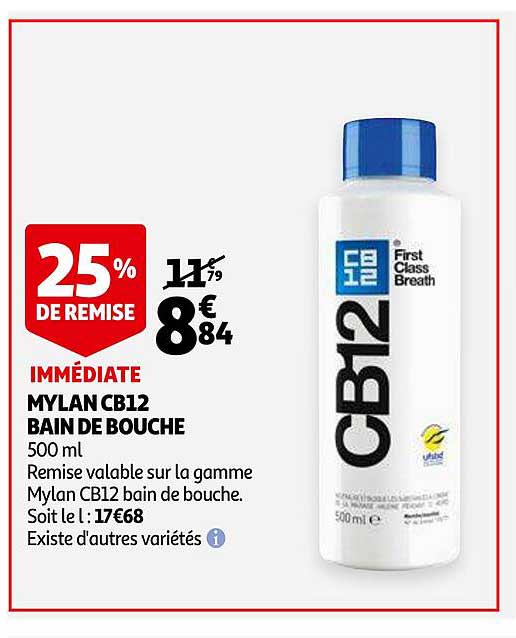 mylan cb12 bain de bouche