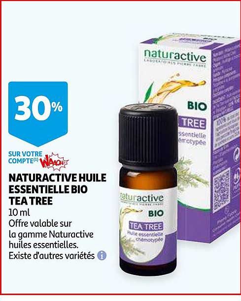 naturactive huile essentielle bio tea tree