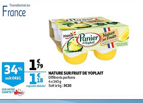 Nature Sur Fruit De Yoplait
