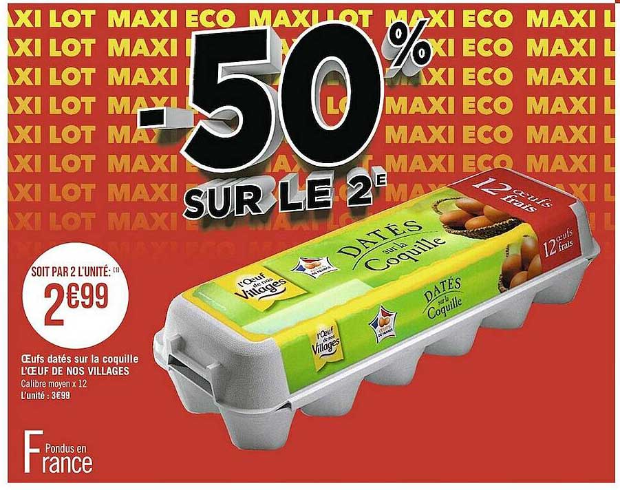 oeufs datés sur la coquille l'œuf de nos villages