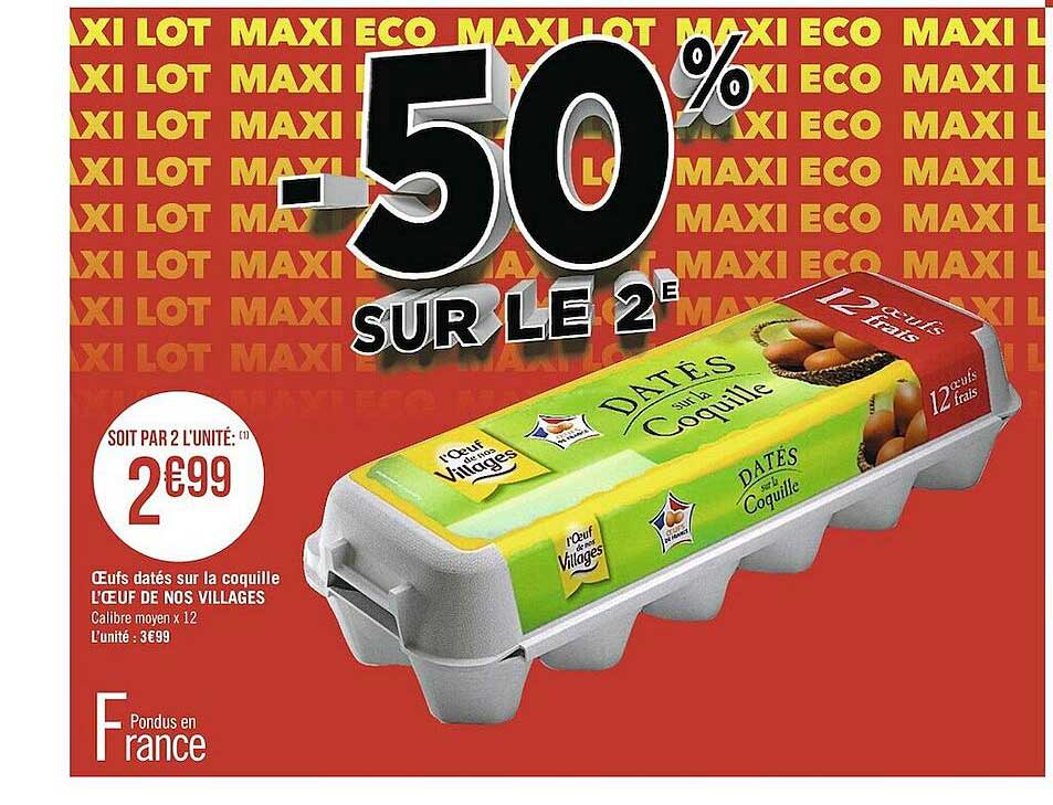 oeufs datés sur la coquille l'œuf de nos villages