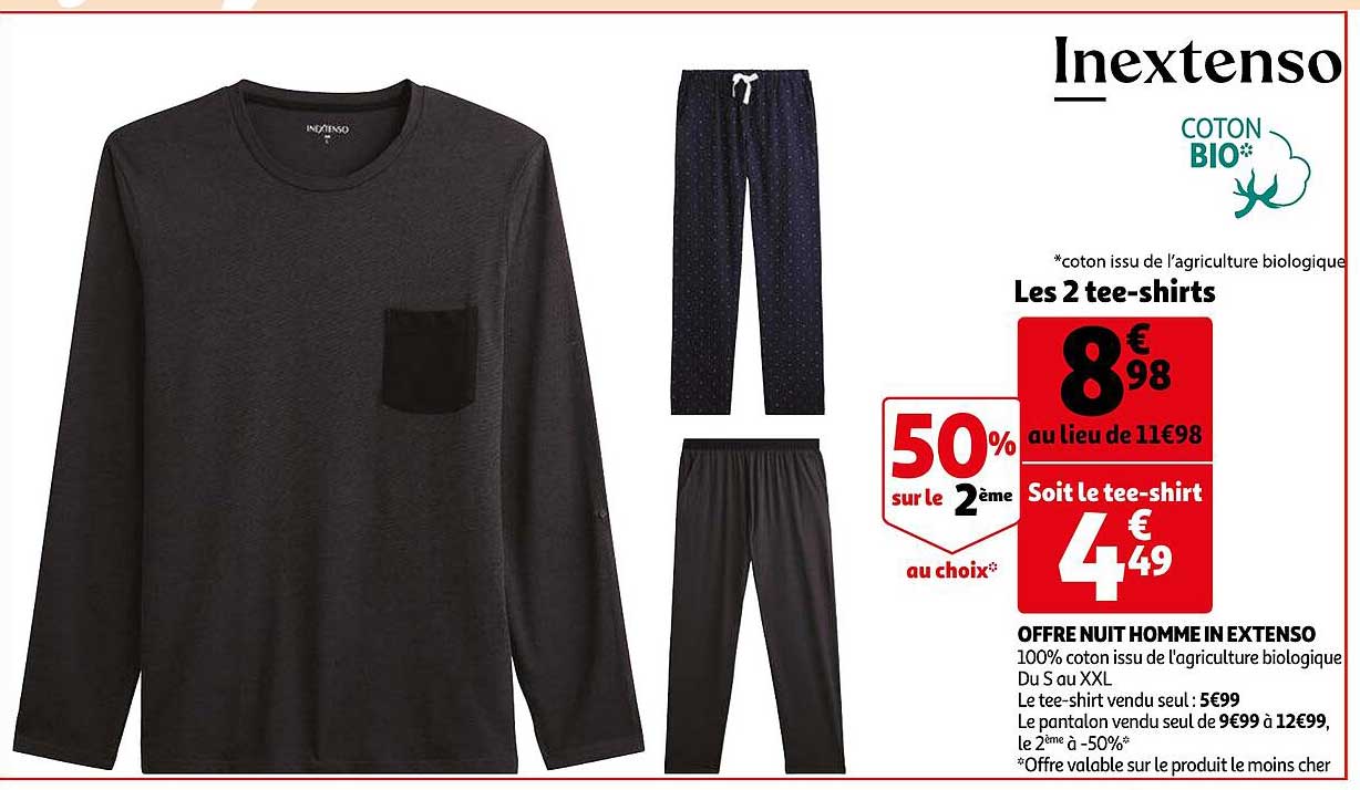 offre nuit homme in extenso