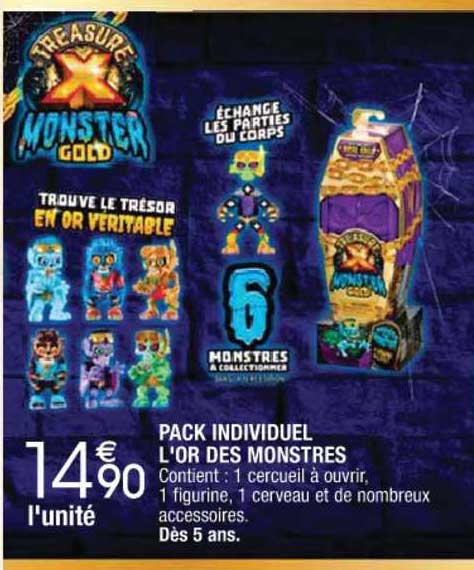 Pack Individuel L'or Des Monstres