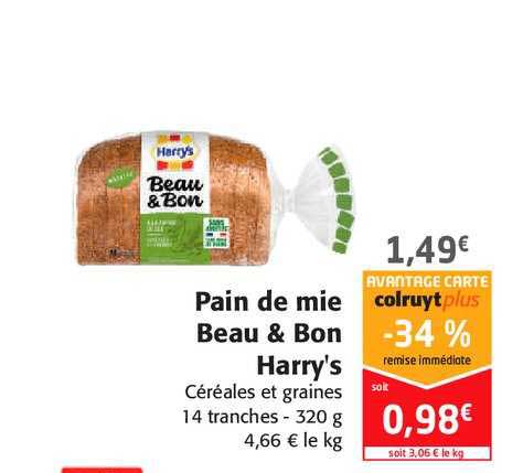 pain de mie beau & bon harry's