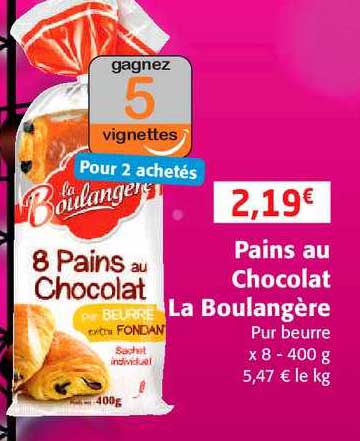 Pains Au Chocolat La Boulangère