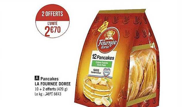 pancakes la fournée dorée