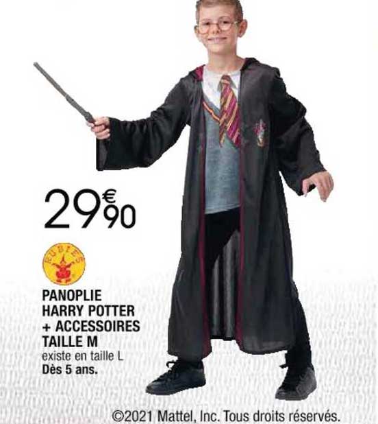 panoplie harry potter + accessoires taille m
