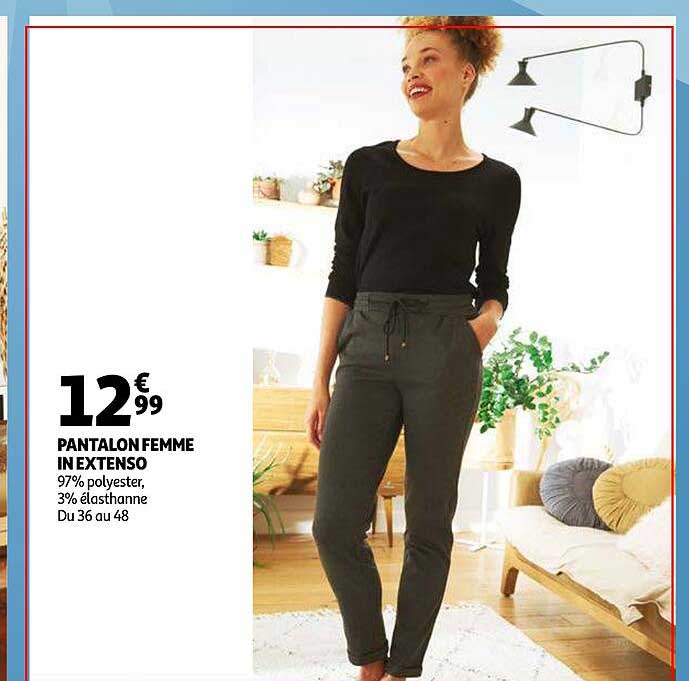 pantalon femme in extenso
