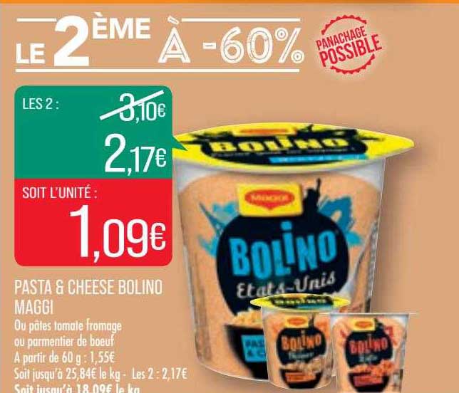 Pasta & Cheese Bolino Maggi