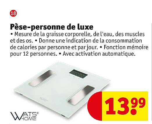 pèse-personne de luxe