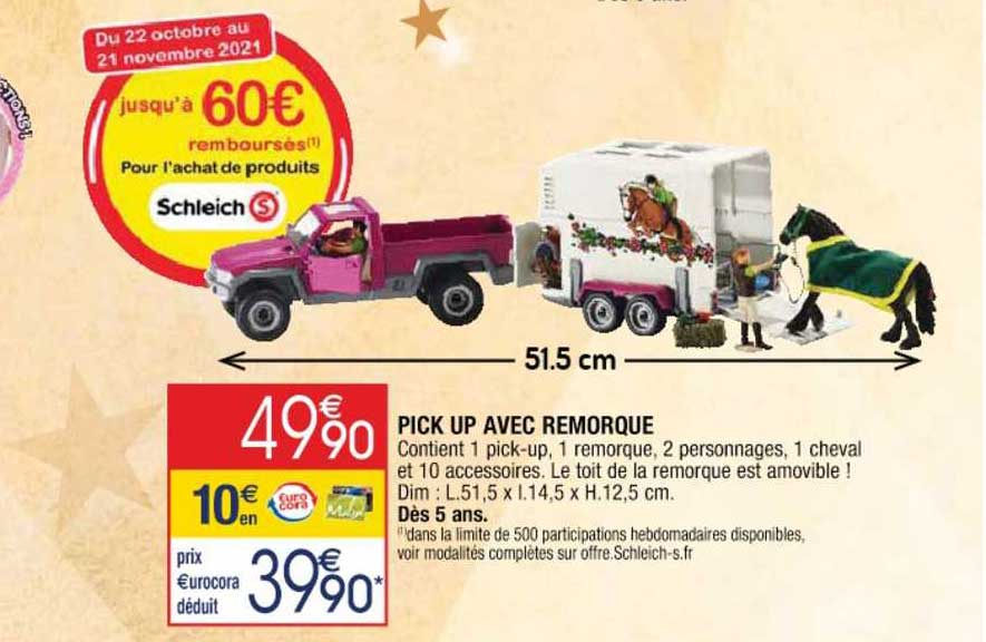 pick up avec remorque