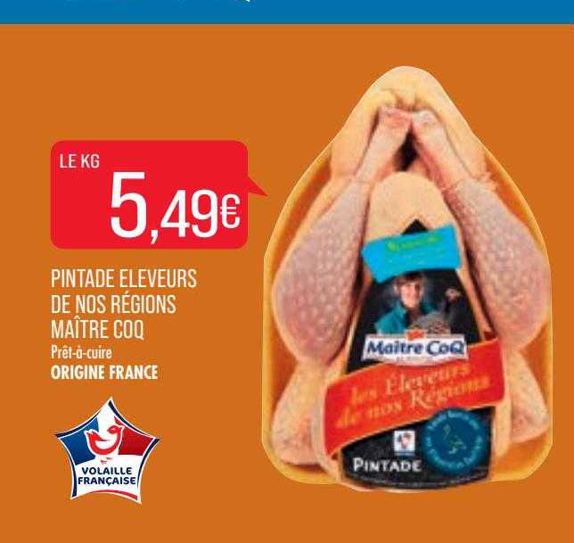 pintade éleveurs de nos régions maître coq