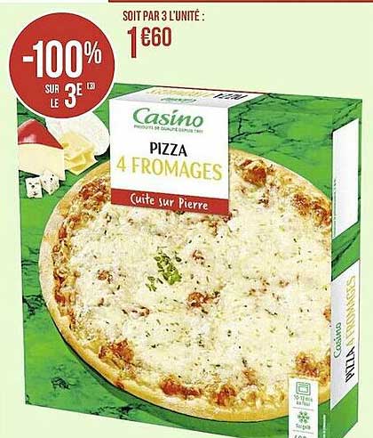 Pizza 4 Fromages Casino