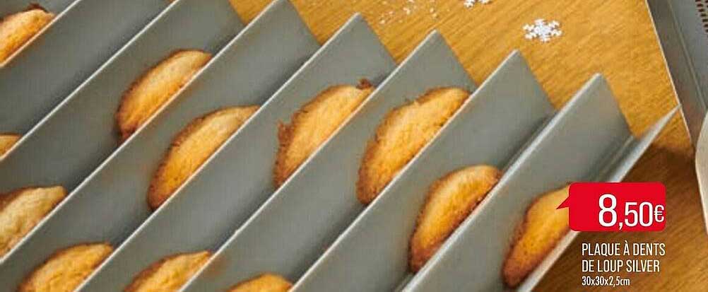 Plaque à Dents De Loup Silver