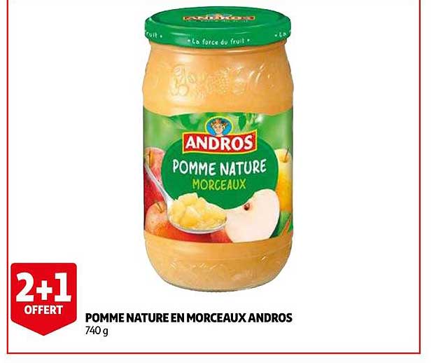 Pomme Nature En Morceaux Andros