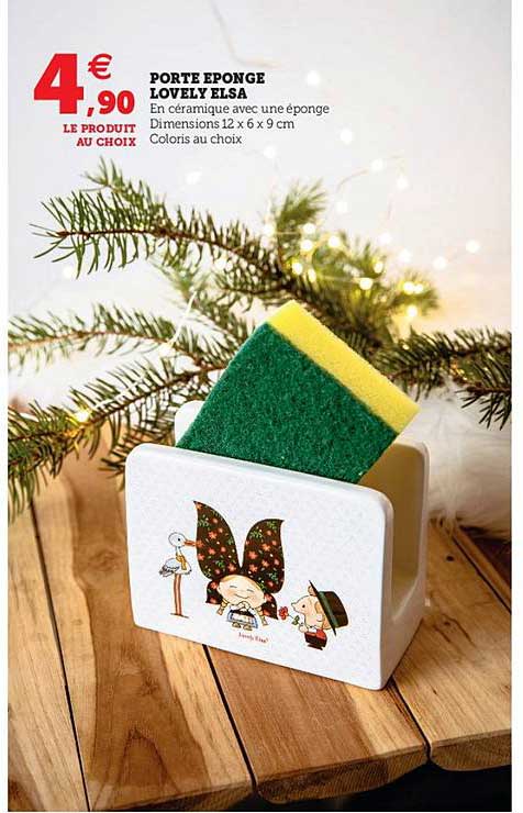 porte éponge lovely elsa