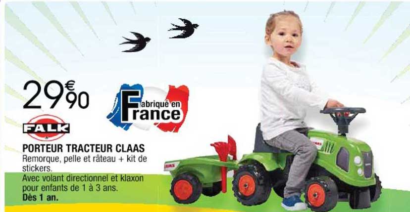 porteur tracteur claas falk