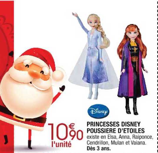 princesses disney poussière d'étoiles disney