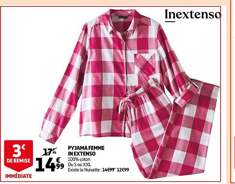 pyjama femme in extenso