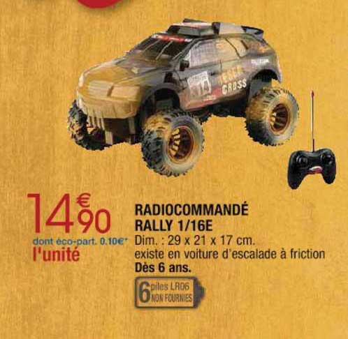 radiocommandé rally 1-16e