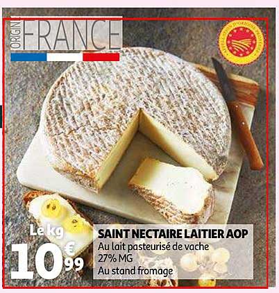 saint nectaire laitier aop