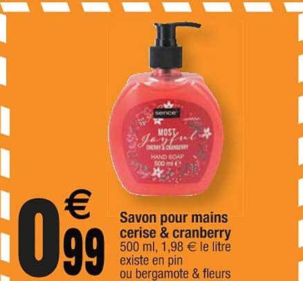 Savon Pour Mains Cerise & Cranberry