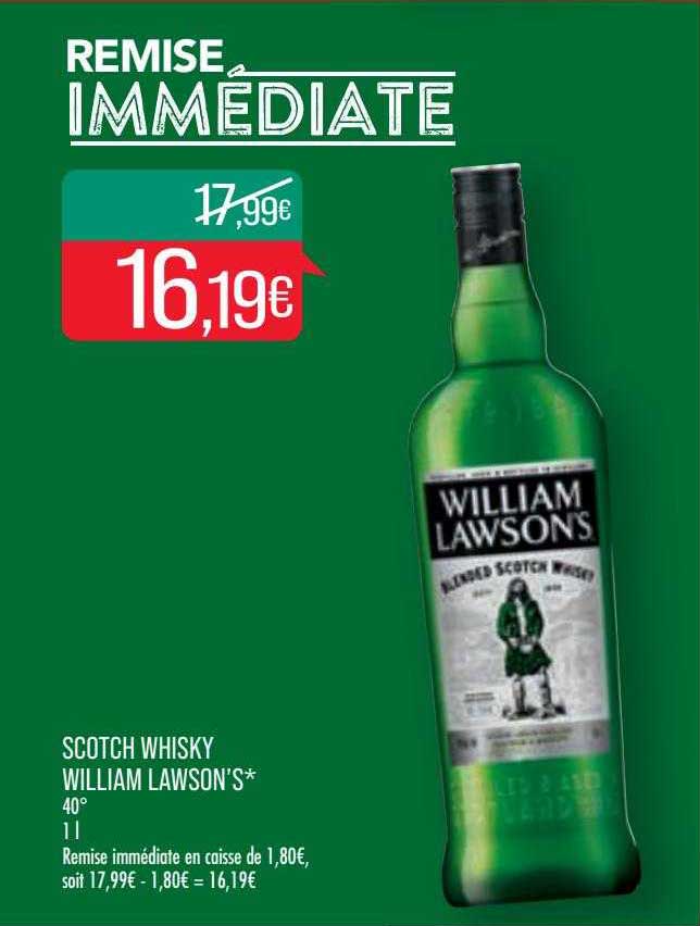 scotch whisky william lawson's