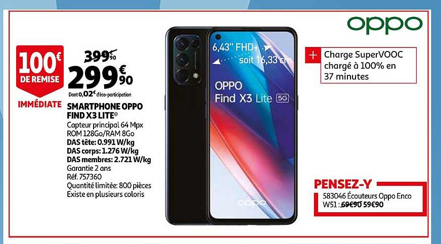 smartphone oppo find x3 lite