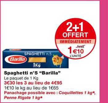 Spaghetti N°5 "barilla"