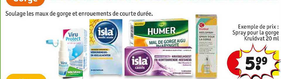 spray pour la gorge kruidvat 20 ml