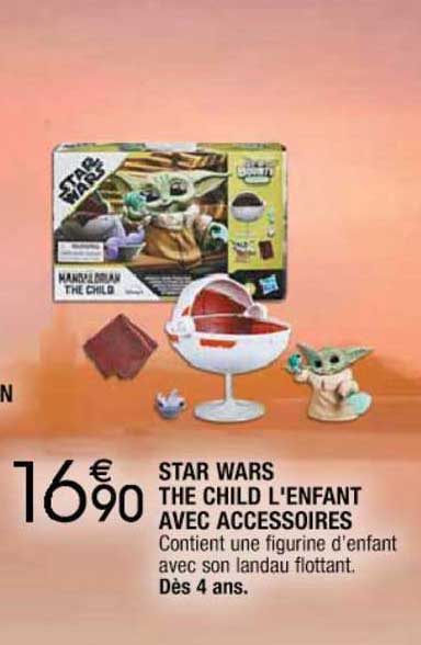 star wars the child l'enfant avec accessoires