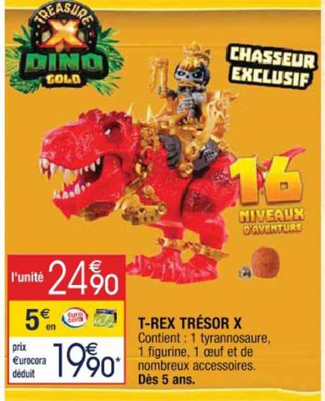 t-rex trésor x