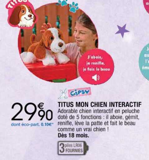 titus mon chien interactif gipsy