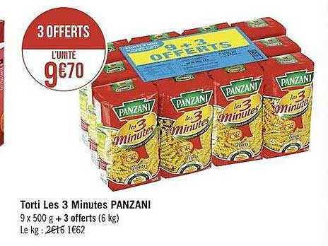 Torti Les 3 Minutes Panzani