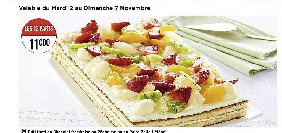 tutti frutti ou chocolat framboise ou pêche melba ou poire belle hélène