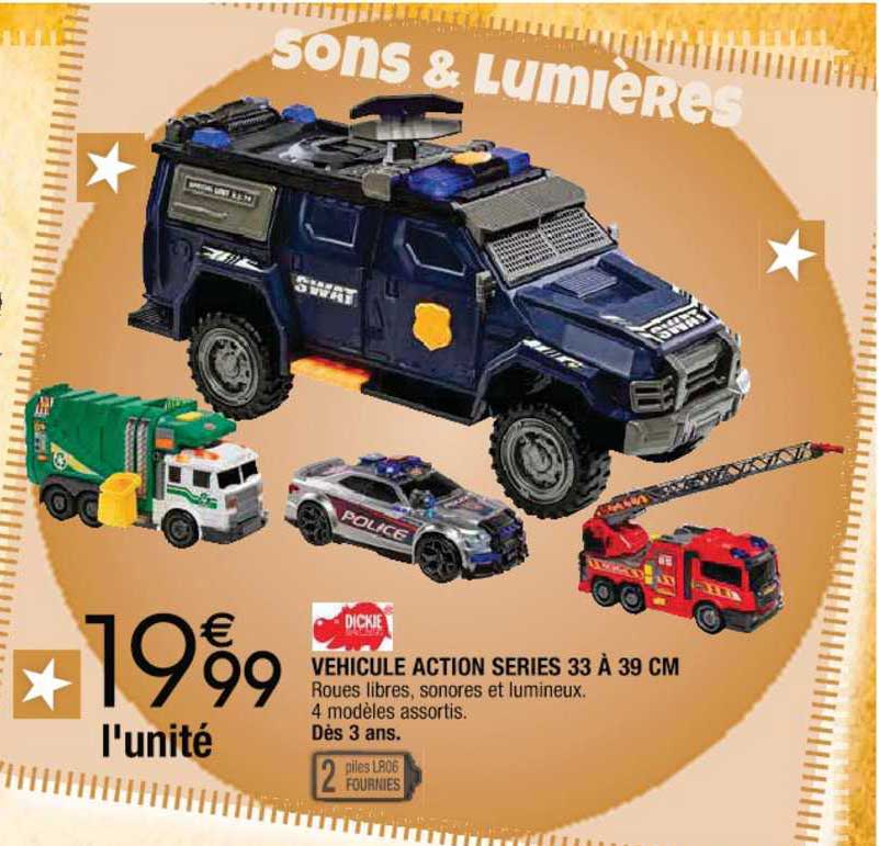 véhicule action séries 33 à 39 cm