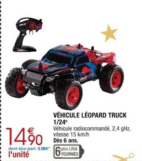 véhicule léopard truck 1-24e