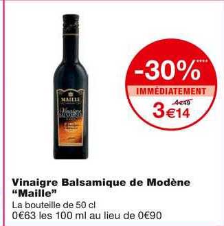 Vinaigre Balsamique De Modène "maille"