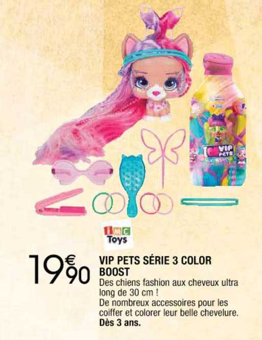 vip pets série 3 color boost