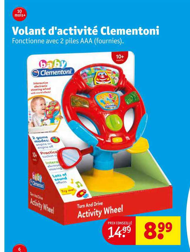 volant d'activité clementoni