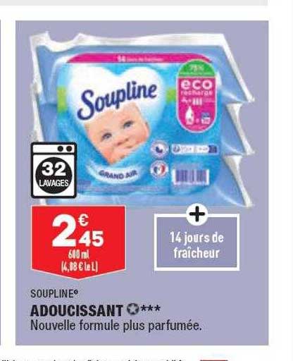 Adoucissant Soupline