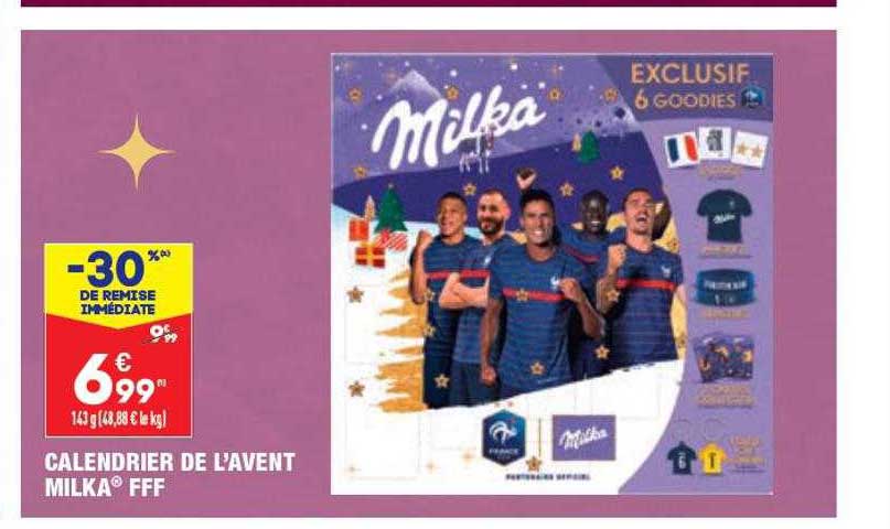 Calendrier De L'avent Milka Fff