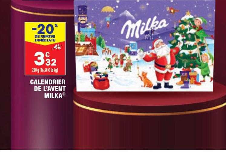 calendrier de l'avent milka
