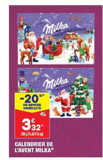 Calendrier De L'avent Milka