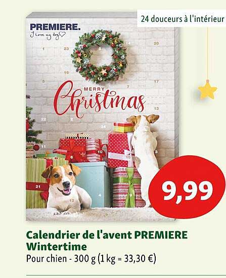 calendrier de l'avent première wintertime